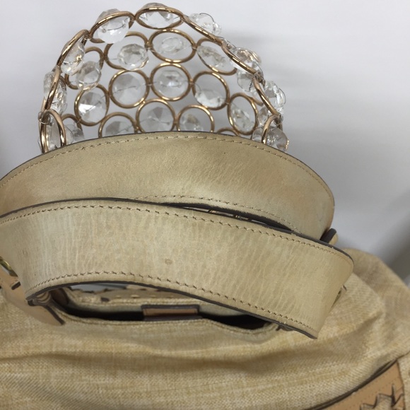 Cole Haan Woven Beige Canvas purse - Picture 5 of 15